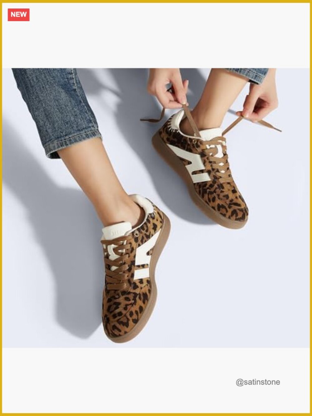 Genuine Leather & Suede Retro Fashion Sneaker, Anti-Slip Gum Sole - Picture 2 of 7
